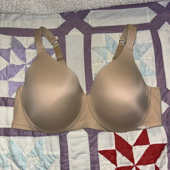Jockey Bra Size 42B Nude Beige Cushion Comfort Underwire Full Coverage 3967 - Picture 1 of 8